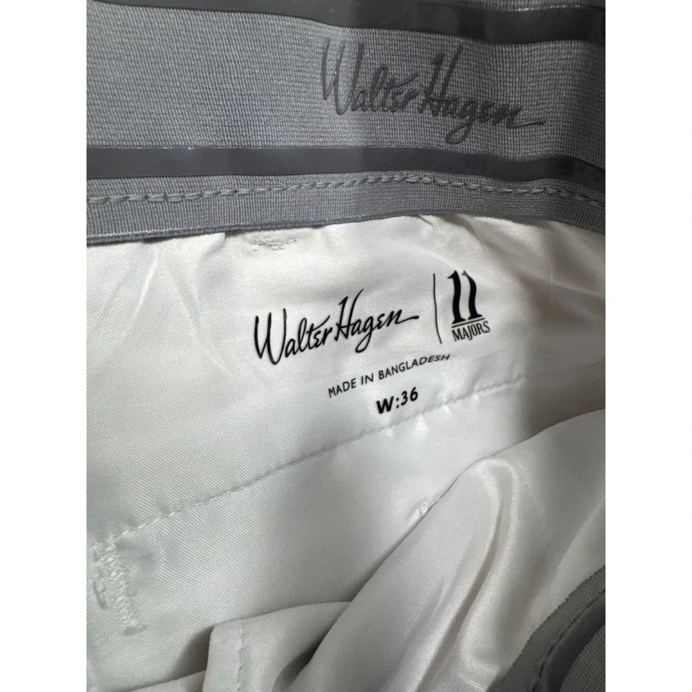 Walter Hagen Golf Shorts Mens 36 White Good 11 Majors Performance Athletic